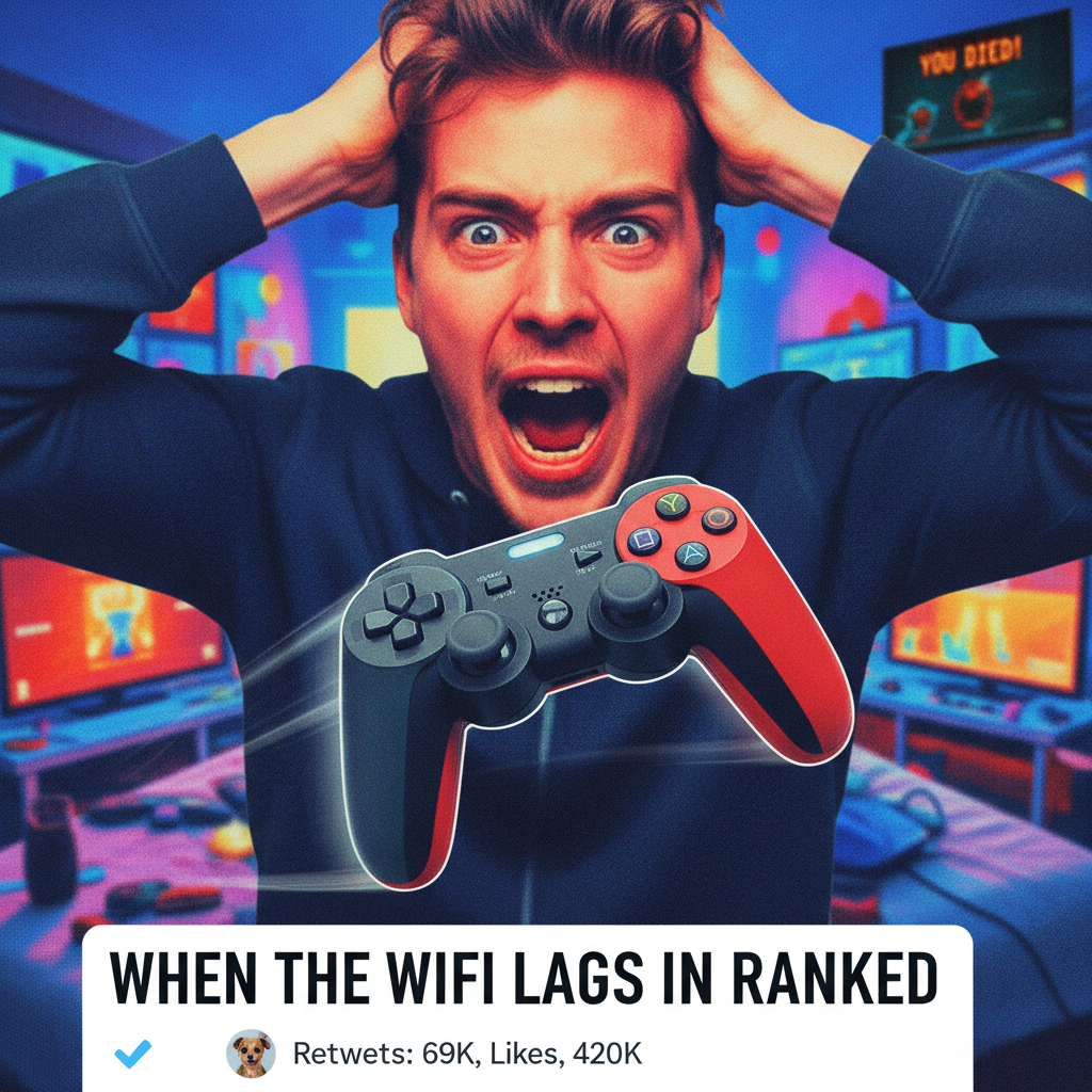 My controller just flew across the room. It wasn't me, it was the lag.