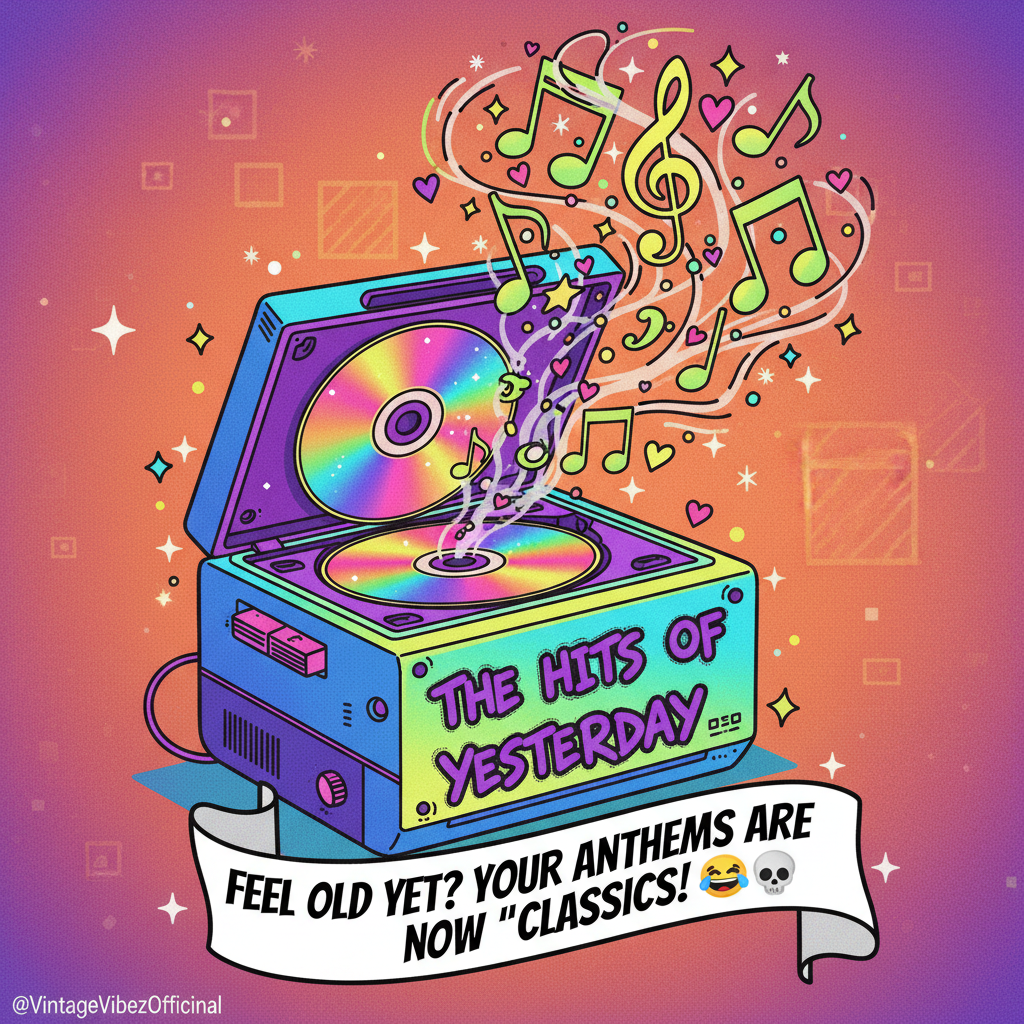 Hearing that one song from childhood that instantly transports you back to simpler times. Peak nostalgia.