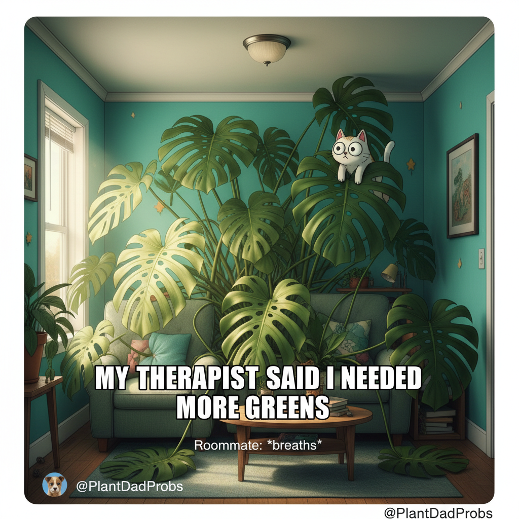 Ordered a 'miniature' plant, got a tree. My apartment is now a jungle.