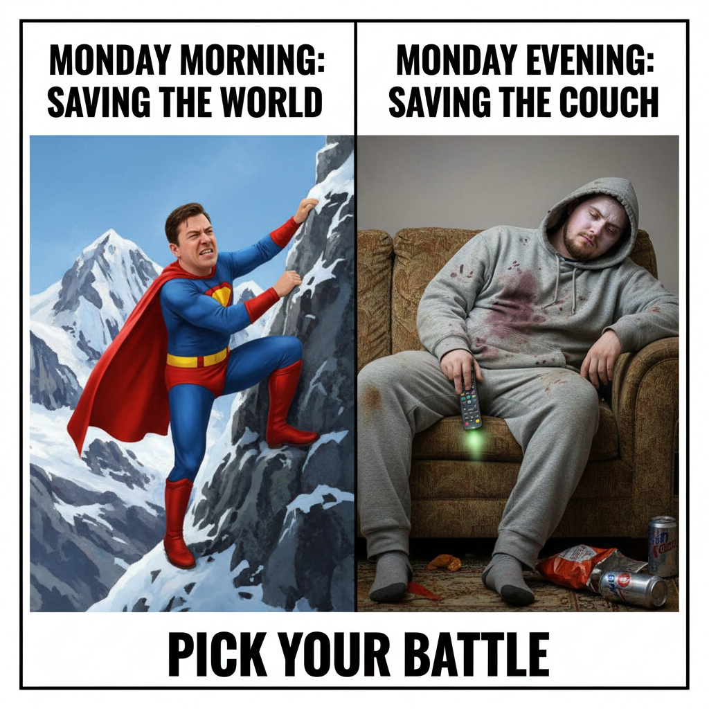 My Friday night plans: epic adventure. My Friday night reality: debating if I should get up for water.