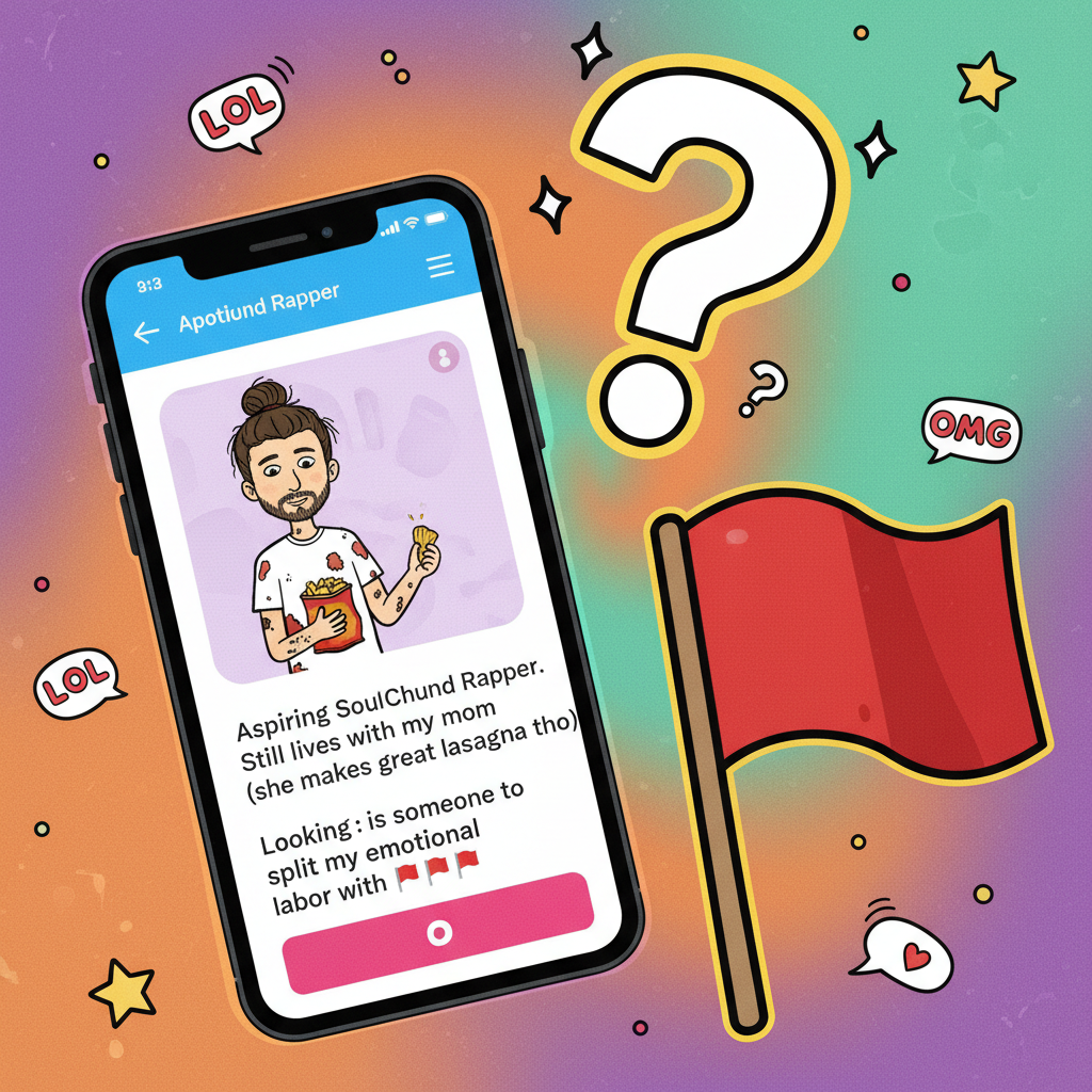 Dating apps are just a collection of 'red flag or just quirky?' quizzes.