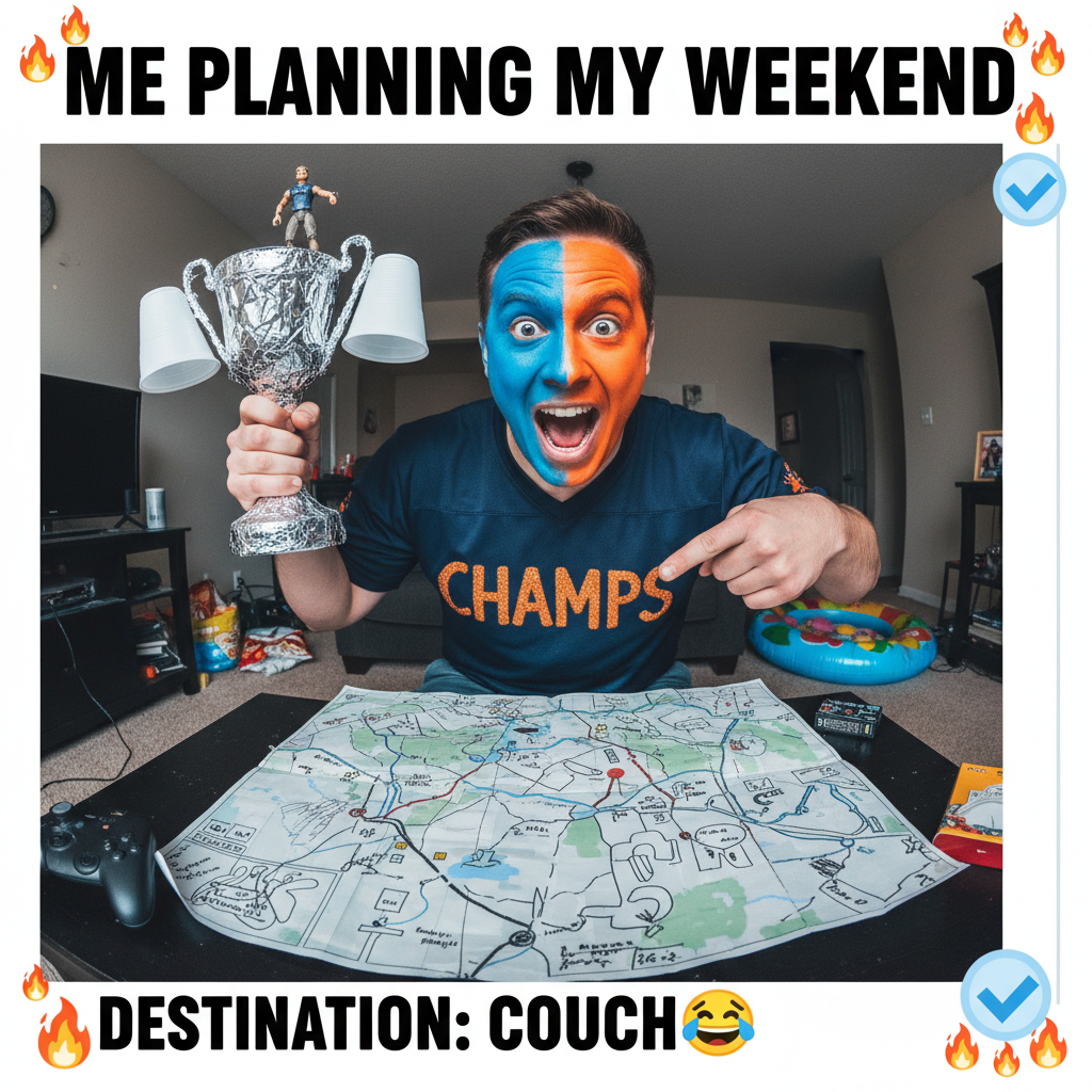 My team won. I've already planned the parade route and bought a commemorative tattoo.