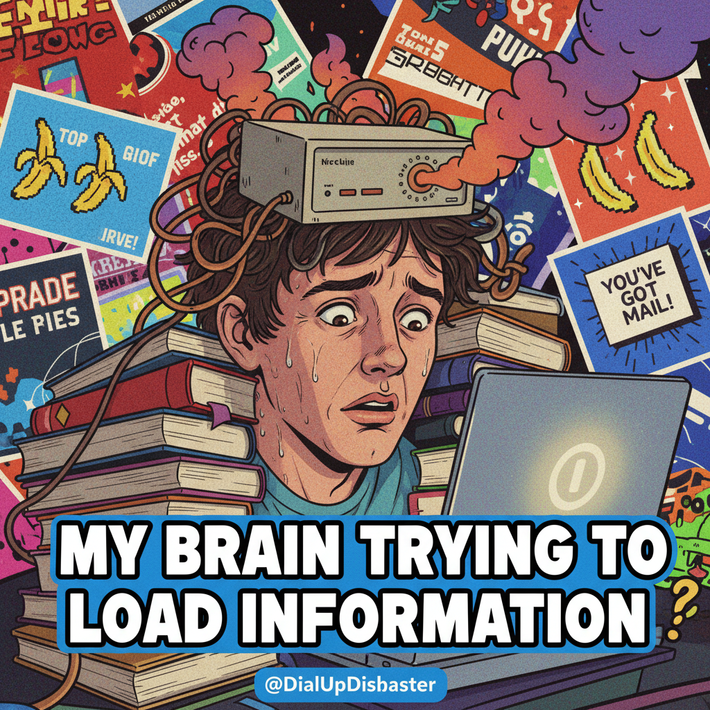 My brain during exam season: *dial-up modem sounds*