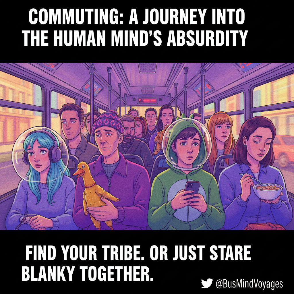 Public transport is just a daily social experiment I didn't sign up for.