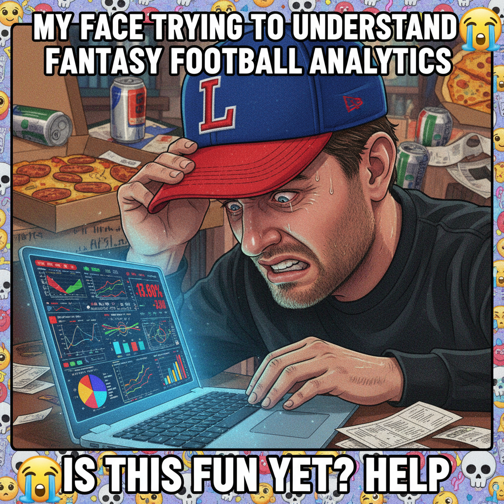 My team loses one game and I'm already calculating draft picks. It's a sickness. #SportsFan