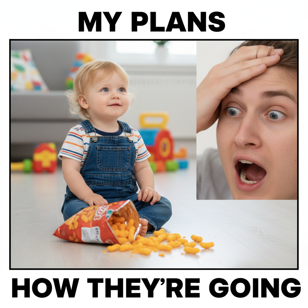 My toddler just asked for a snack, then threw it on the floor. Parenting is a journey.