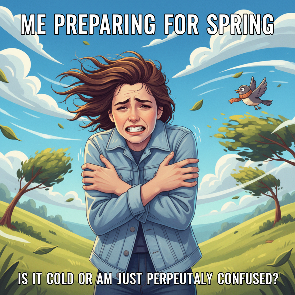 It's 70° and sunny, but the wind chill makes it feel like I'm on Mars. Make it make sense!