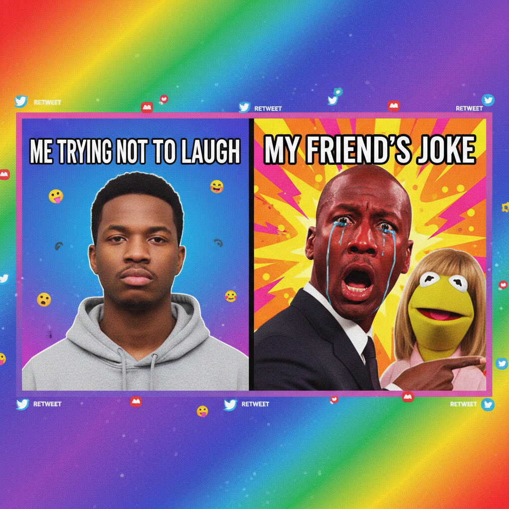 When you try to act normal but the meme reaction is already forming on your face.