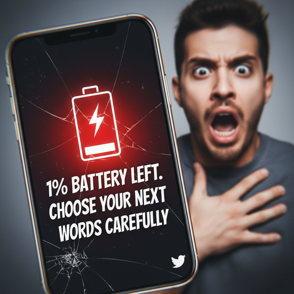 My phone battery is at 10%. My anxiety is at 1000%. It's a race to see which dies first.