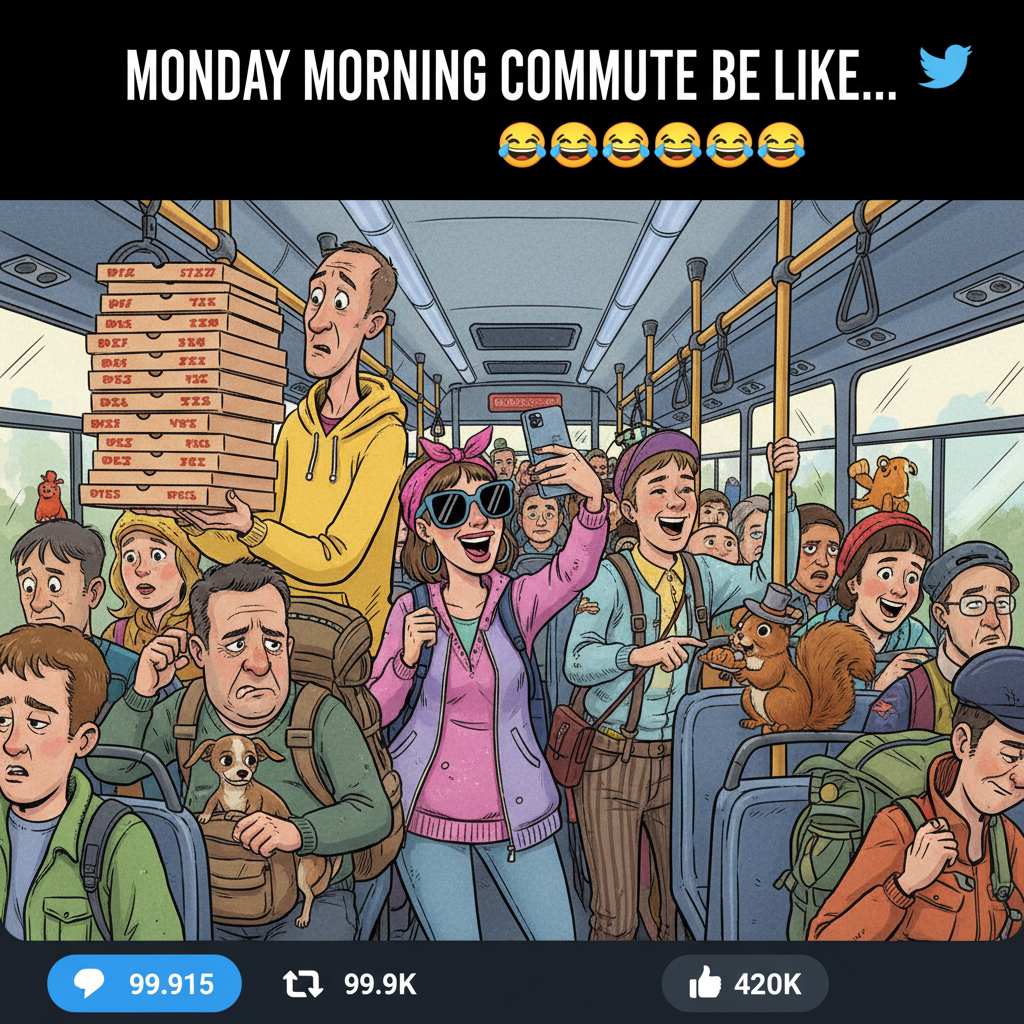 Public transport is just a social experiment to see how much chaos we can endure. #BusLife