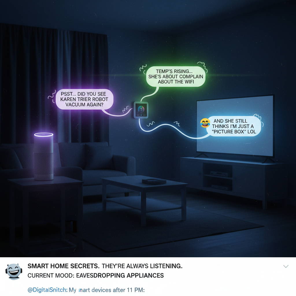 The WiFi went down. I'm pretty sure I heard my smart home appliances whispering about a rebellion.