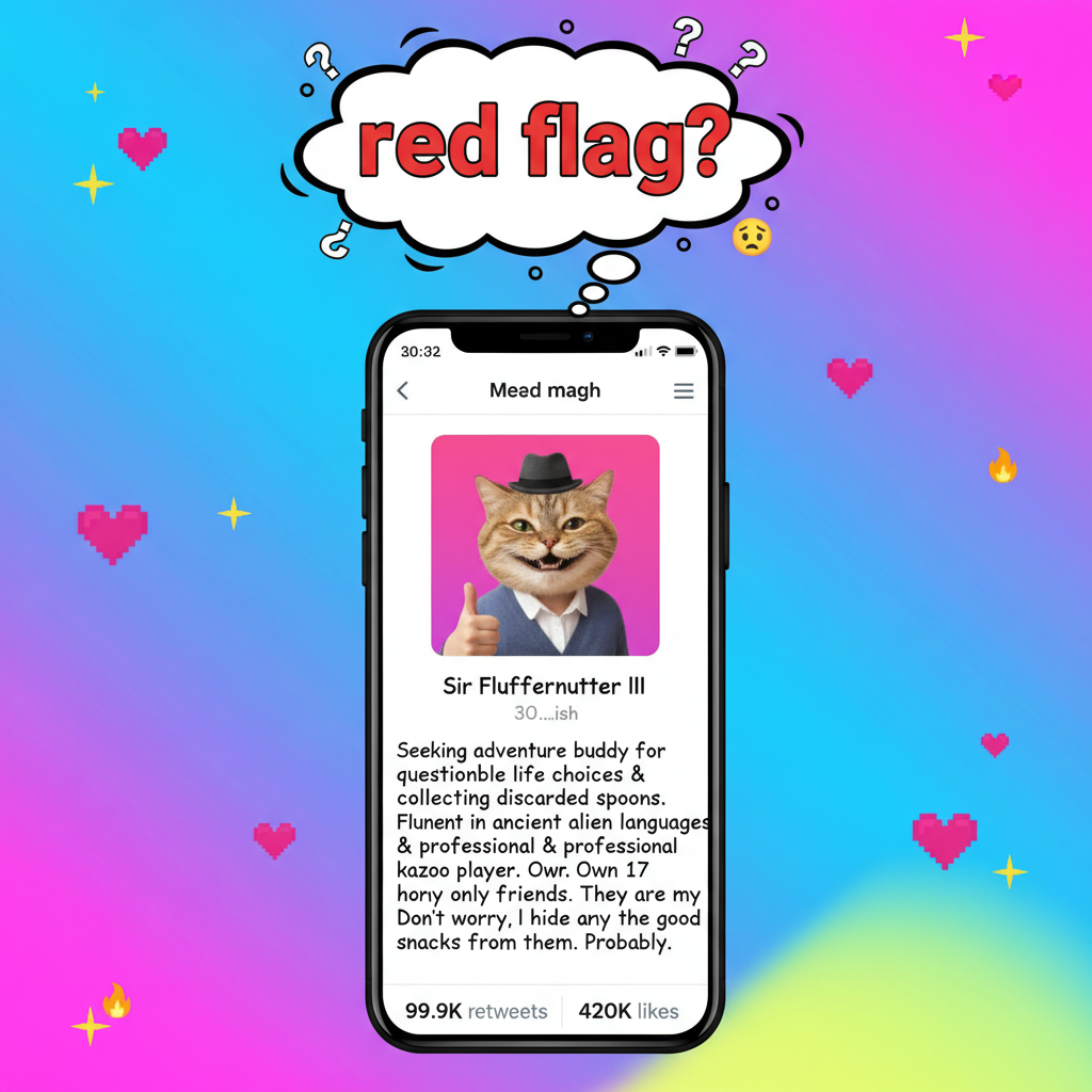 Dating apps are just a carousel of 'red flag or misunderstood genius?'