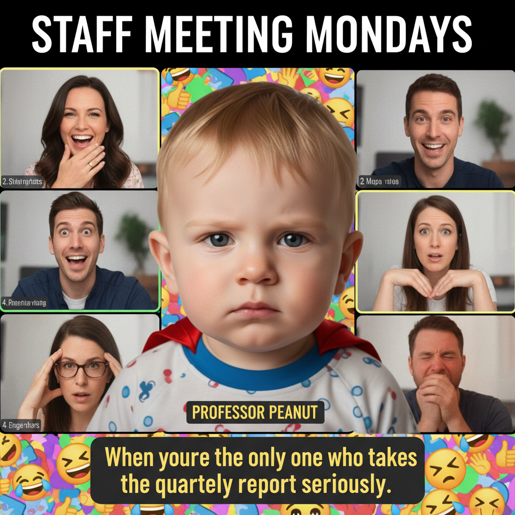 Someone's kid just joined our Zoom meeting. They're now the CEO. We all agree.