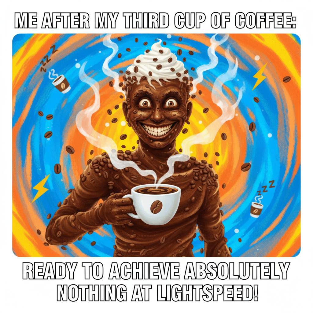 My blood type is coffee. My love language is also coffee. My entire existence is coffee.