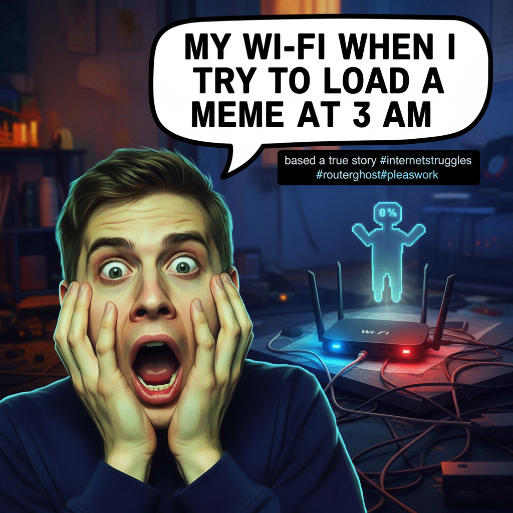 The wifi went out for 5 minutes. I almost started talking to my family. Terrifying.