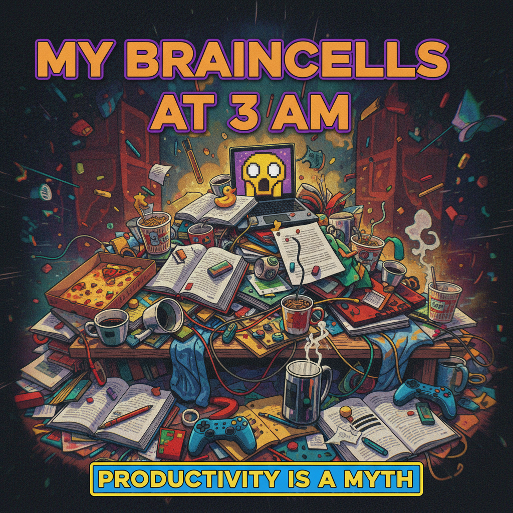 My New Year's resolution was to be more organized. My desk currently looks like a tornado hit it.