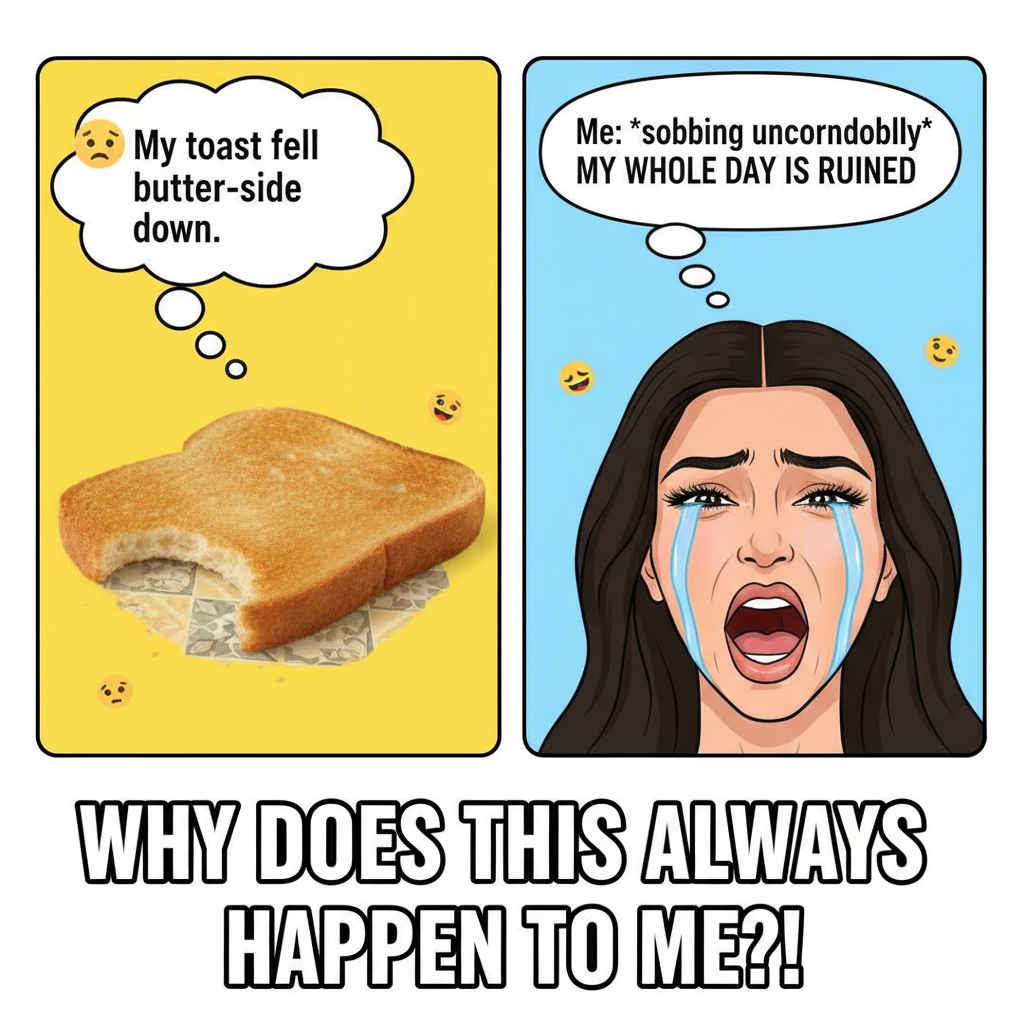 Me seeing literally any mild inconvenience: *insert crying Kim Kardashian meme*