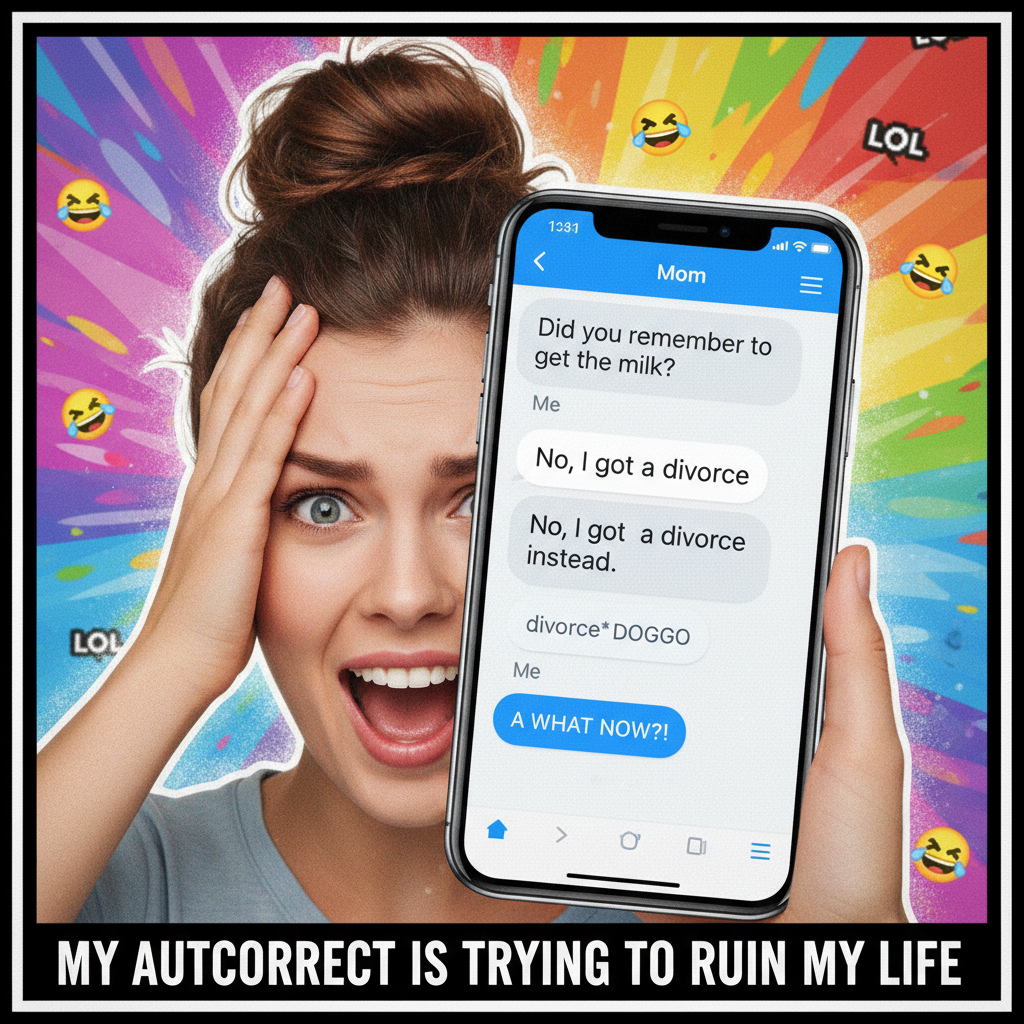 My phone autocorrected 'I'm fine' to 'I'm dying'. My mom is now en route.