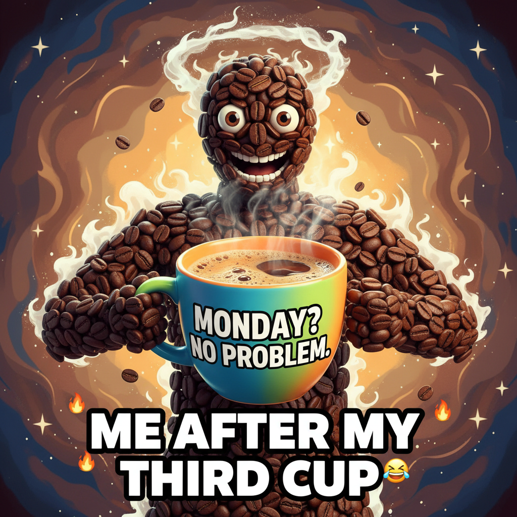 My blood type is coffee. My personality is also coffee.