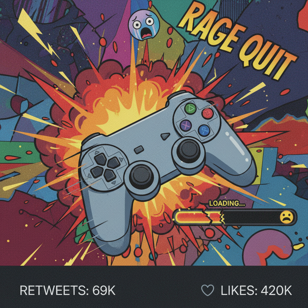 My controller is now a projectile. This boss fight is personal.