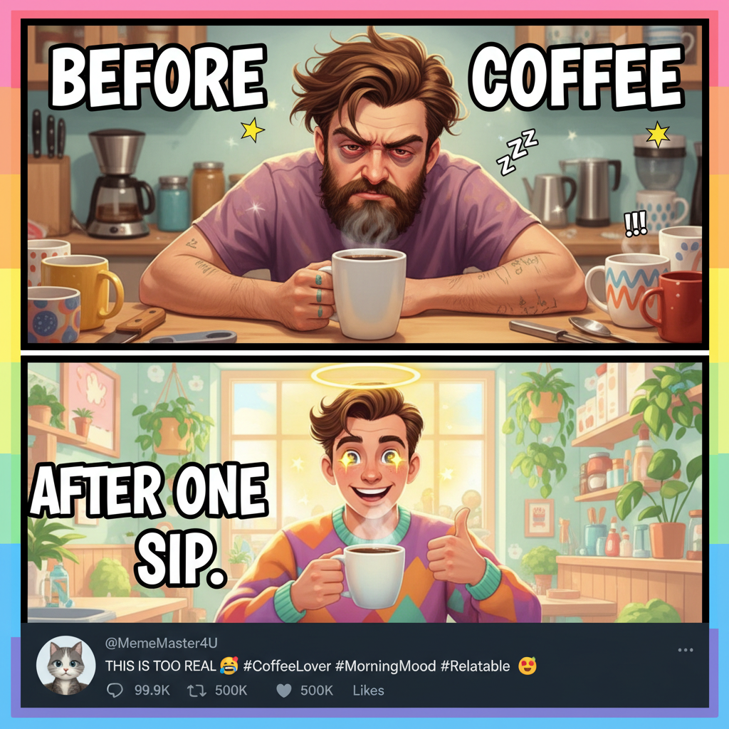 My blood type is coffee. My personality is 'haven't had my coffee yet.'