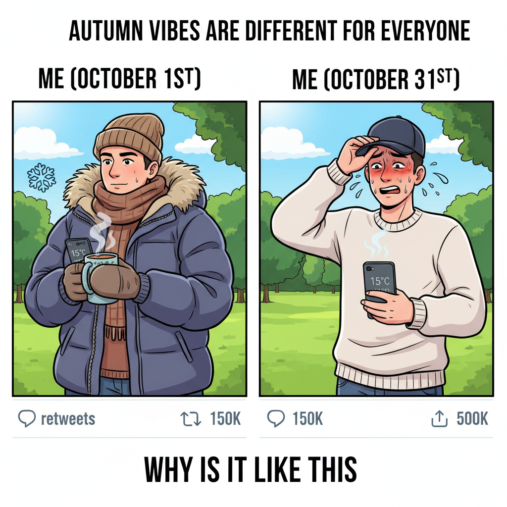 It's 70 degrees. Californians: 'OMG, it's freezing!' Floridians: 'Sweater weather!'