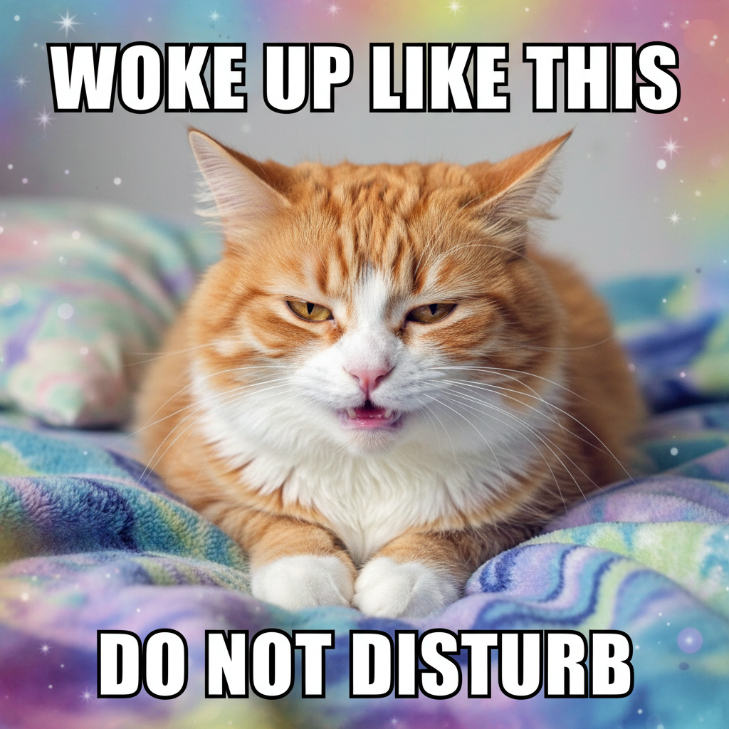 My cat's face when I dare to move during their 16-hour nap