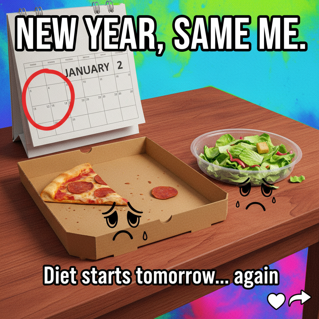 My New Year's resolution to 'eat healthier' lasted until January 2nd. It was a good run.