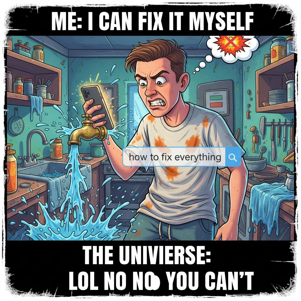 Adulting is just Googling 'how to fix a [basic household item]' every other day.