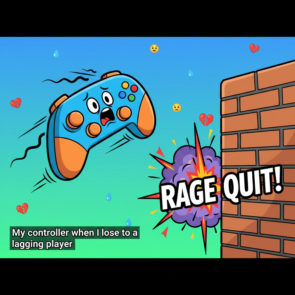 When you die in a game and your controller suddenly becomes a projectile. #GamingRage