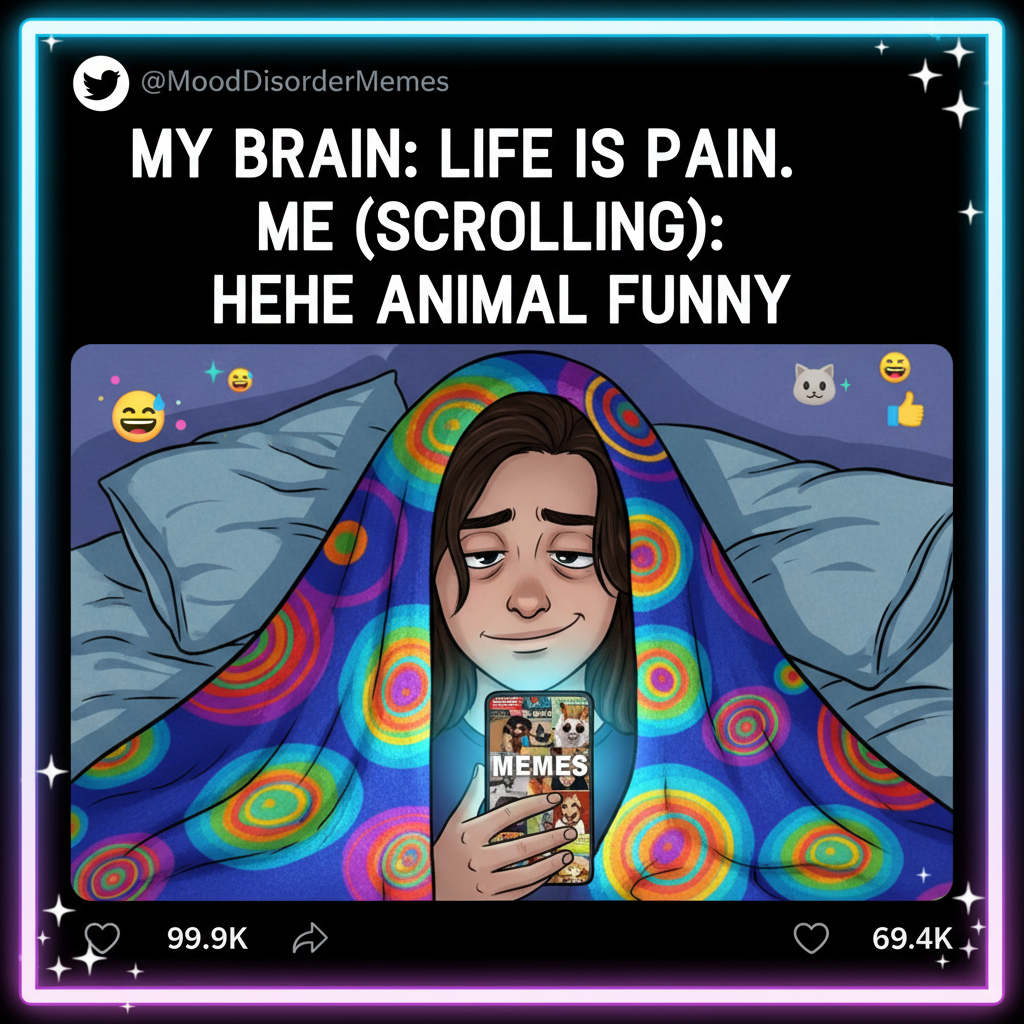 Seasonal depression hitting me like a truck, but at least the memes are good.