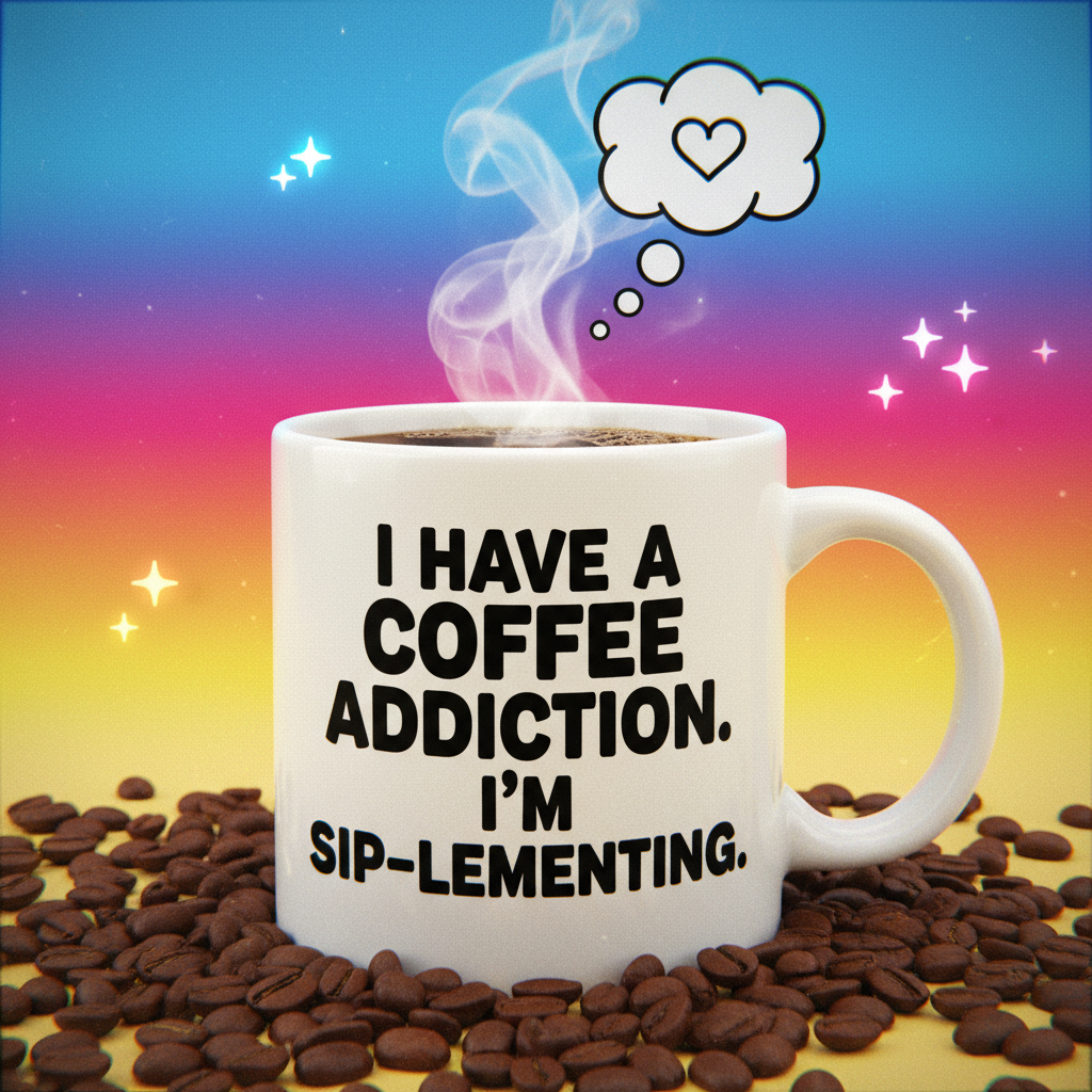 My blood type is coffee. My spirit animal is a triple espresso shot.