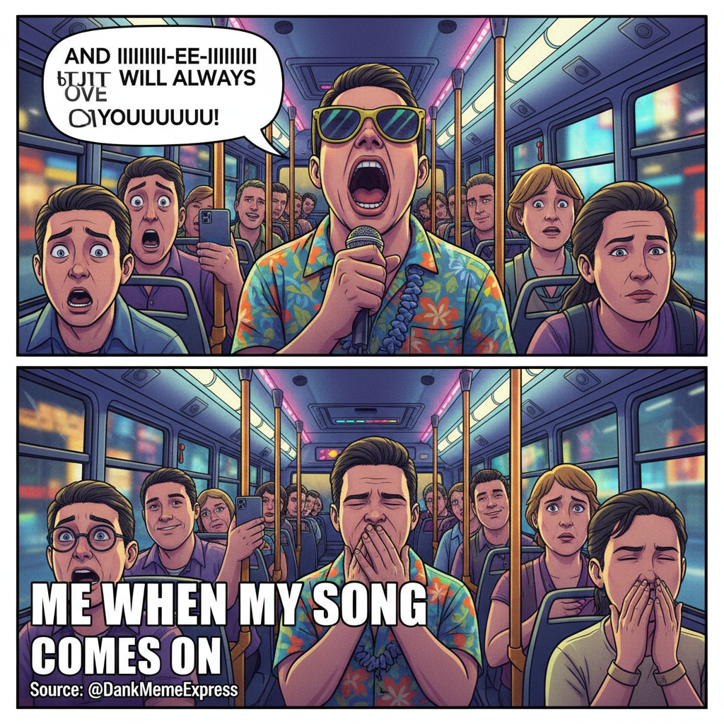 Just witnessed a full-on opera performance on the bus. Public transport is wild.