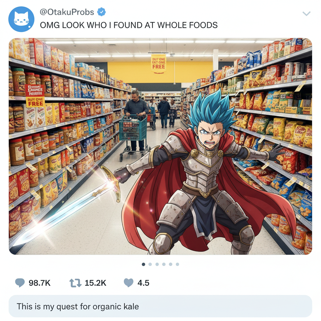 Me trying to adult after watching too much anime: *dramatic pose* 'This is my destiny!'