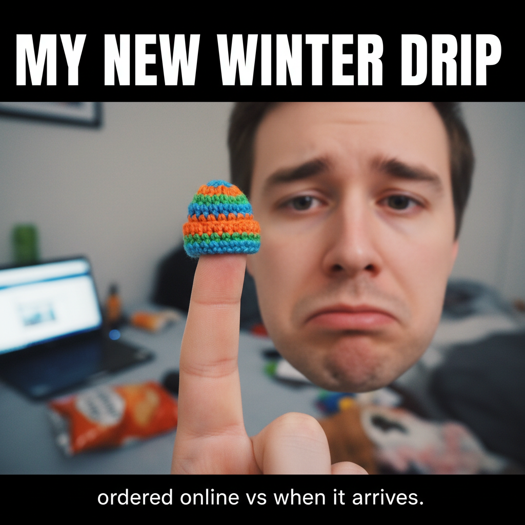 Bought 'one size fits all' online. It fits my left thumb. My left thumb, people.