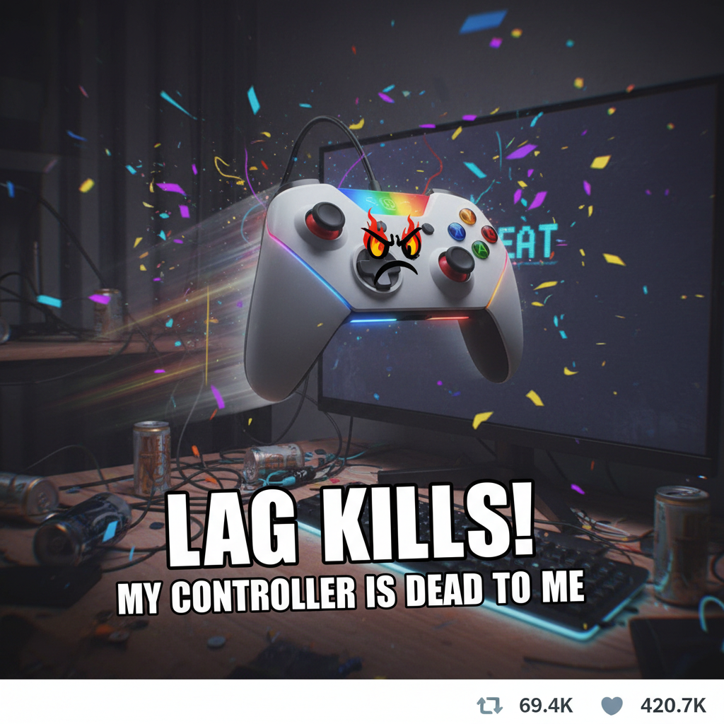 My controller just flew across the room. It wasn't my fault. The game cheated.