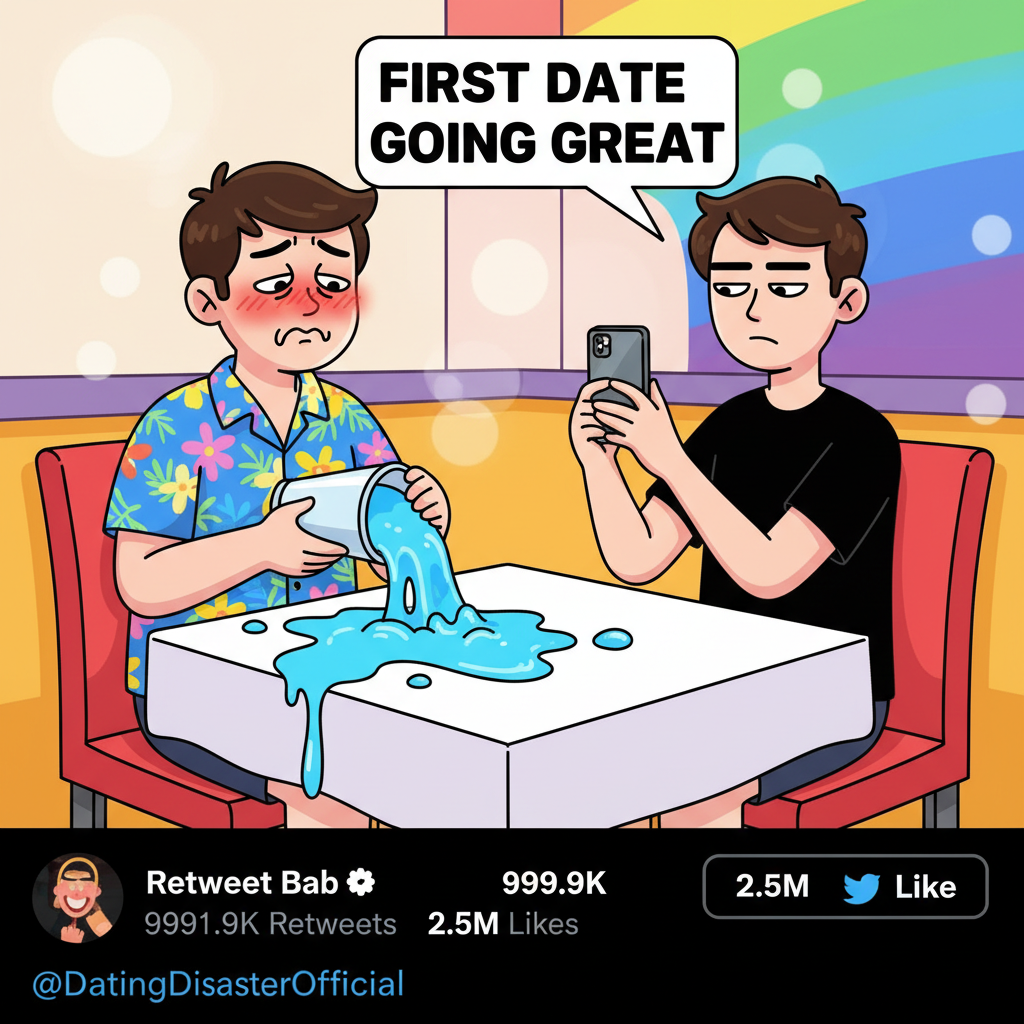 Dating app bio: 'Looking for someone who can handle my chaos.' Me: *spills coffee on first date*