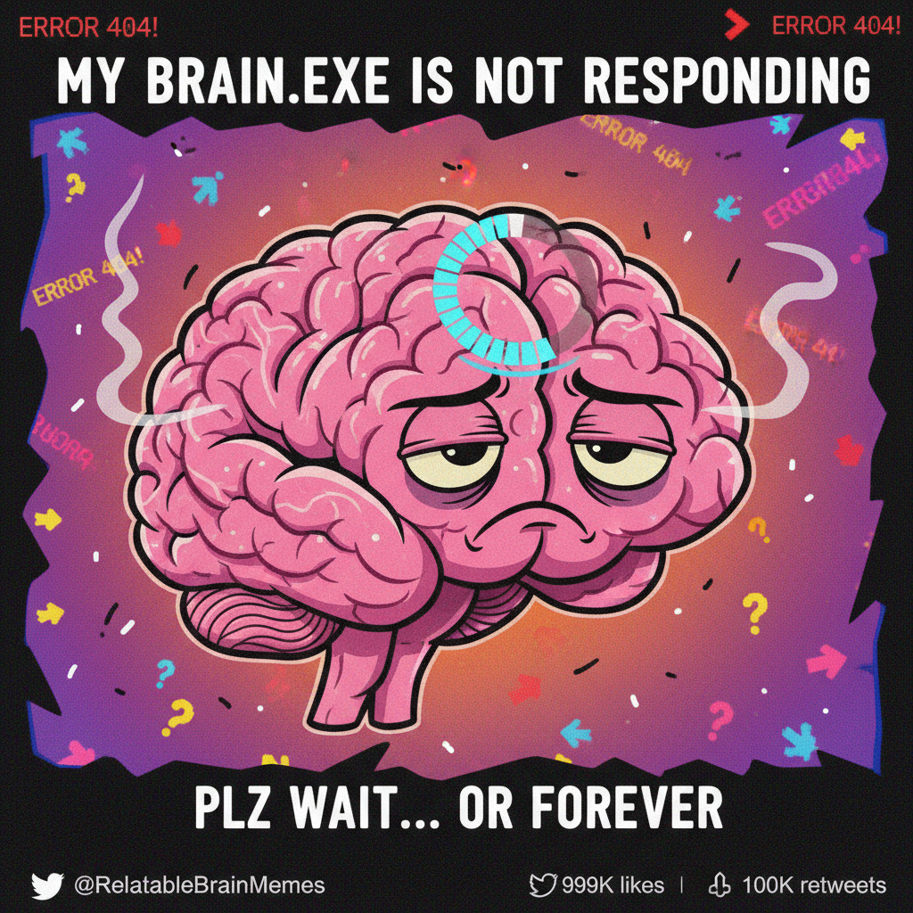My brain on Monday morning: buffering... buffering... still buffering. #MondayMood