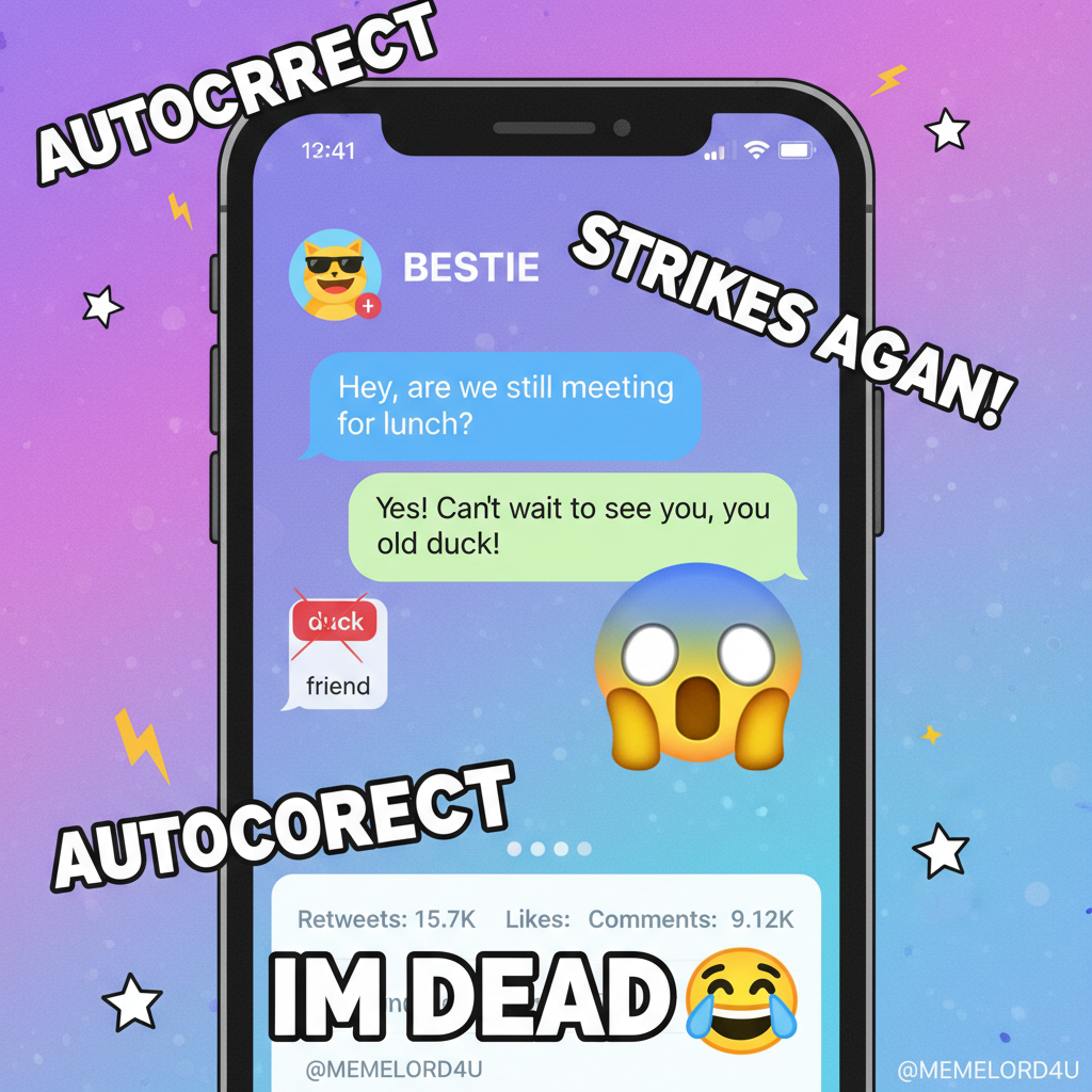 Autocorrect changed 'I'm coming' to 'I'm communist.' My boss is going to love this.