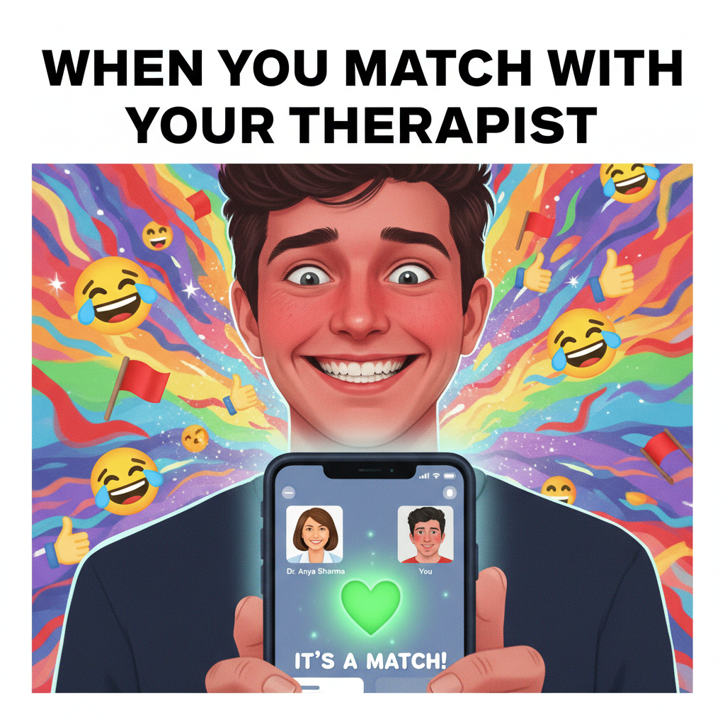 Matched with my ex's cousin. This is fine. Everything is fine. 🙃