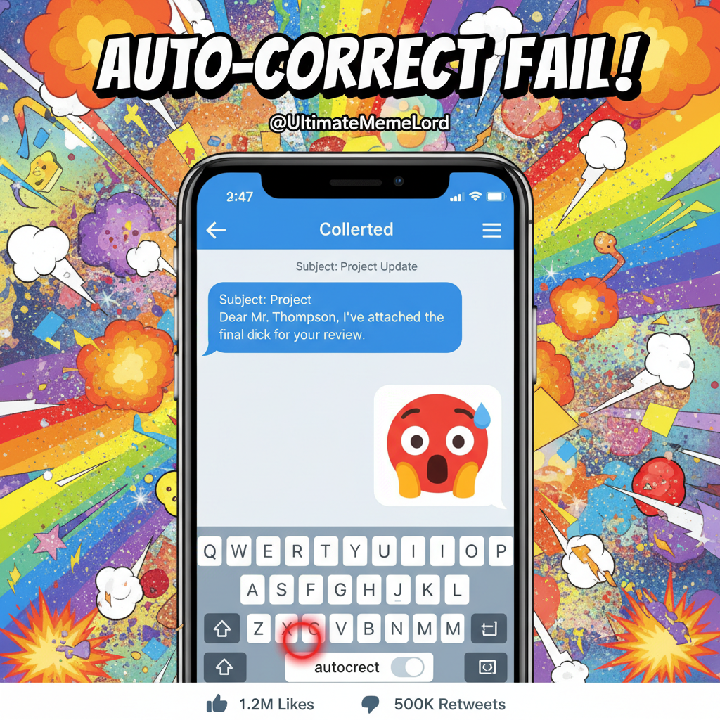 Autocorrect changed 'duck' to 'dick' in my work email. My career is over.