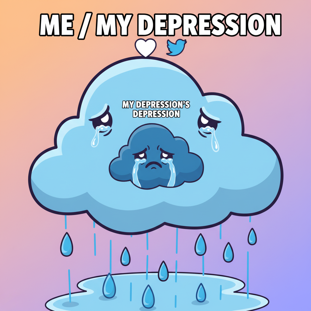 My seasonal depression has a seasonal depression. It's a meta-sadness. Send hot cocoa & blankets.