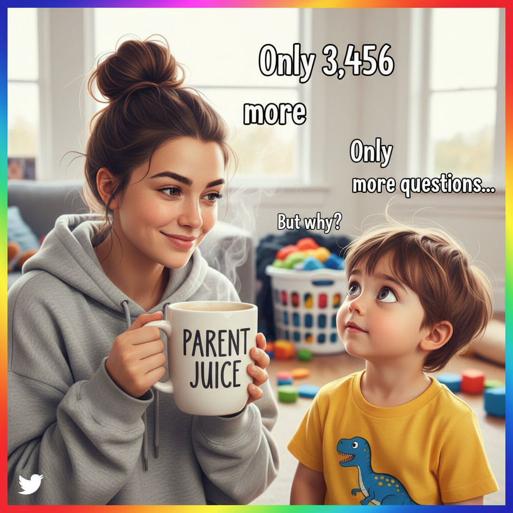 My kid just asked if 'adulting' is a superpower. I said yes, but it comes with extreme coffee dependency. #Parenting