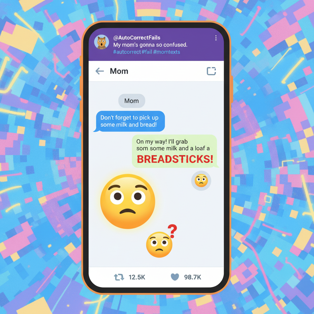 Autocorrect changed 'I'm coming over' to 'I'm communist over.' My date is confused.