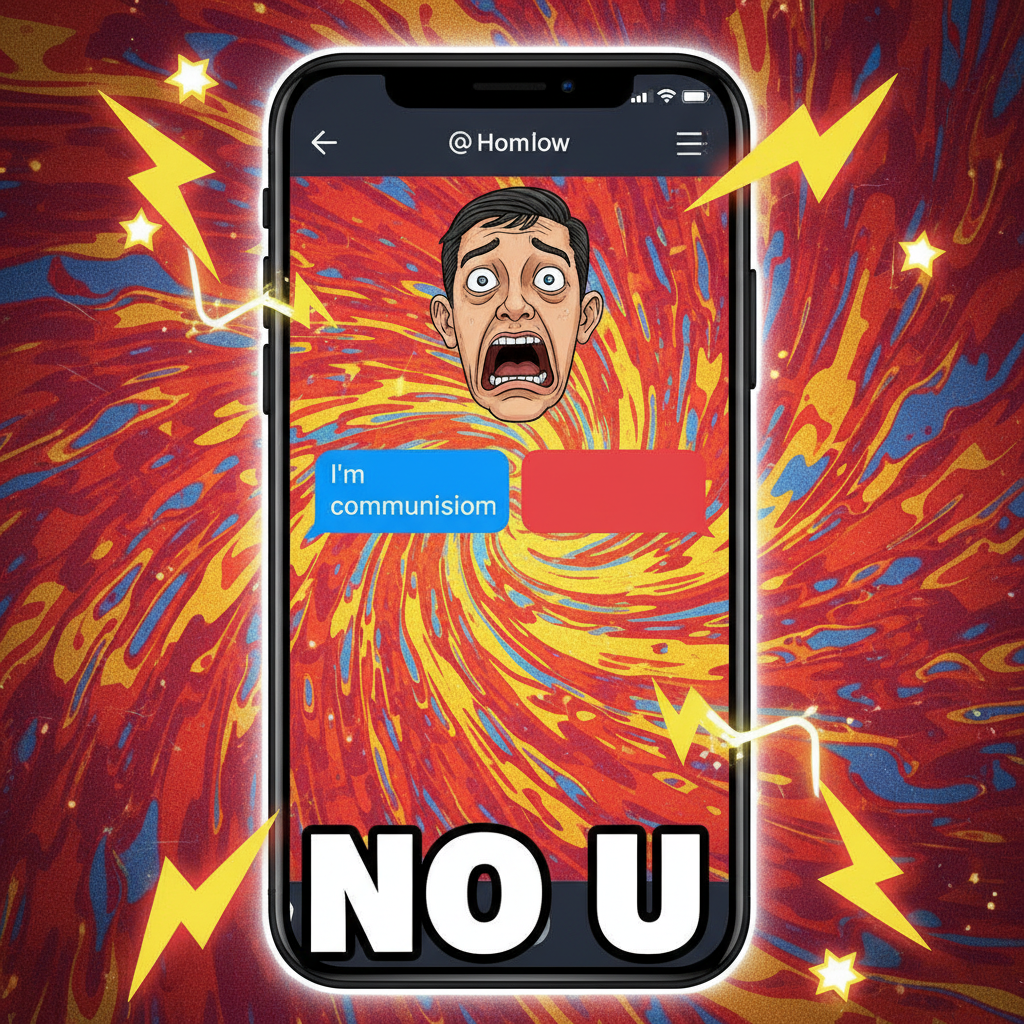 Autocorrect just changed 'I'm coming' to 'I'm communism.' Send help.