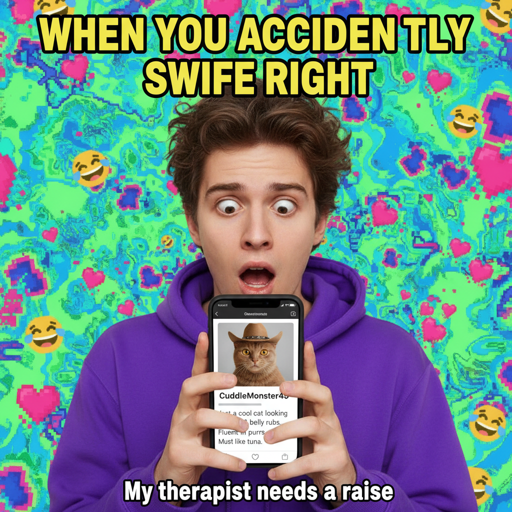 Matched with my ex's cousin. Send help, or wine. Preferably both.