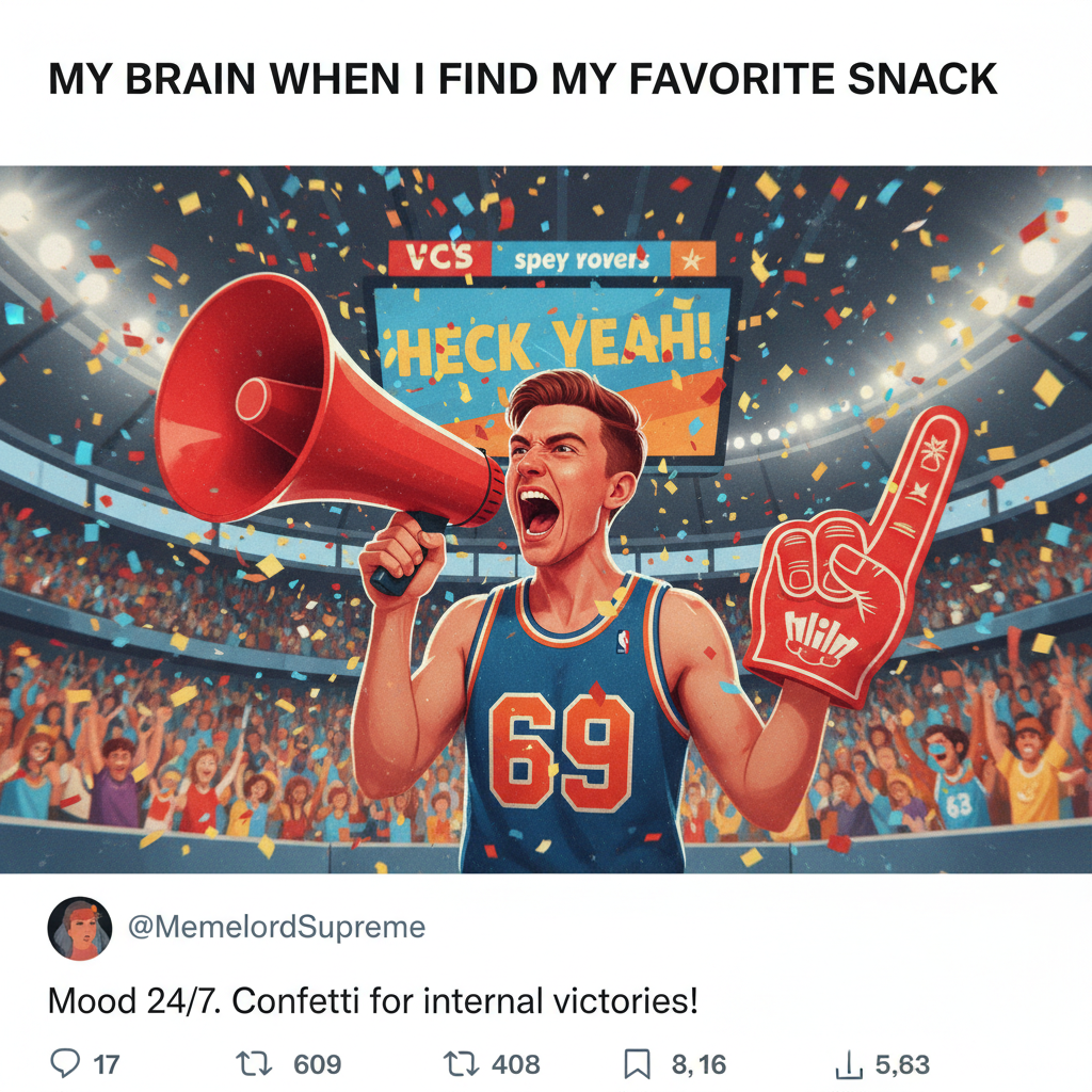 My team won. I'm legally obligated to tell everyone I know for the next 72 hours.