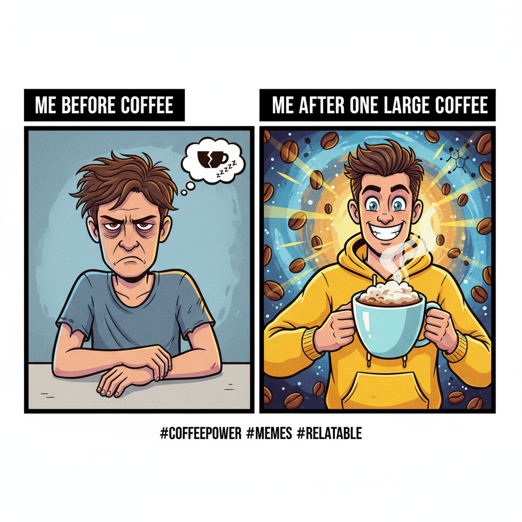 My blood type is coffee. My personality is 'haven't had my coffee yet.'