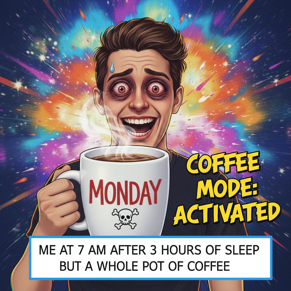 My blood type is coffee. My therapist says it's a problem. I say it's a lifestyle. ☕