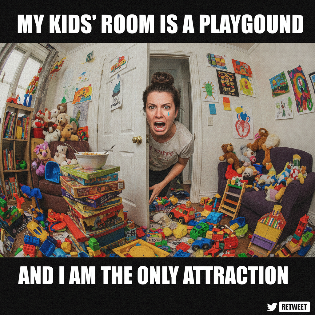 My kids think 'clean your room' is a suggestion, not a command. Send help. Or wine.